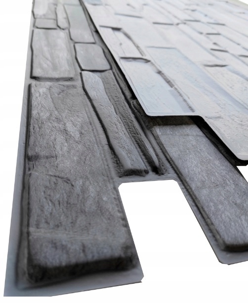 PANELE ŚCIENNE 3D PVC GREY STONE DEKORACYJNY 10x EAN (GTIN) 302015896303