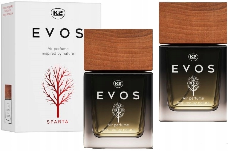 K2 EVOS SPARTA PERFUMY 50ML DO SAMOCHODU AUTA