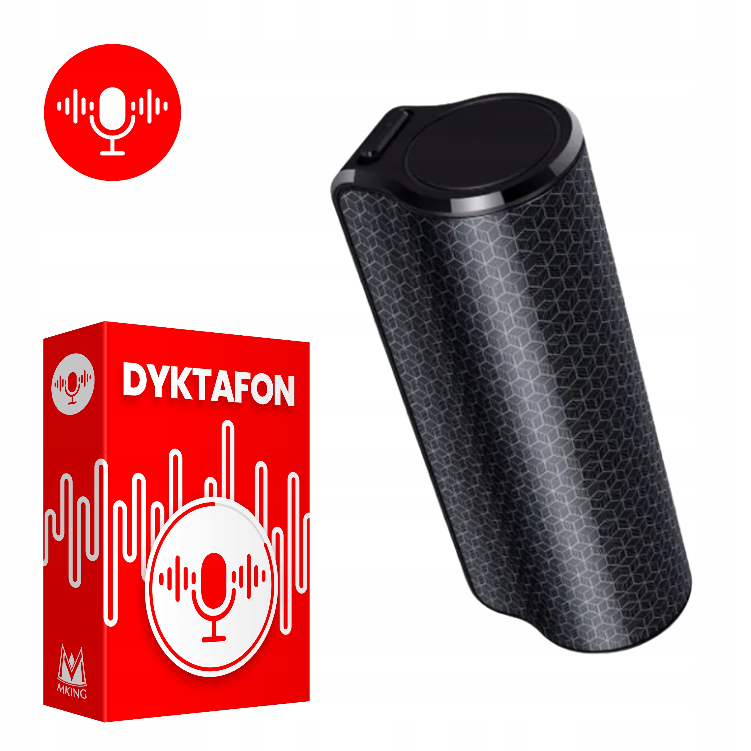 Diktafon Skrytý Magnet Aktivace Hlasem 94 Hodin