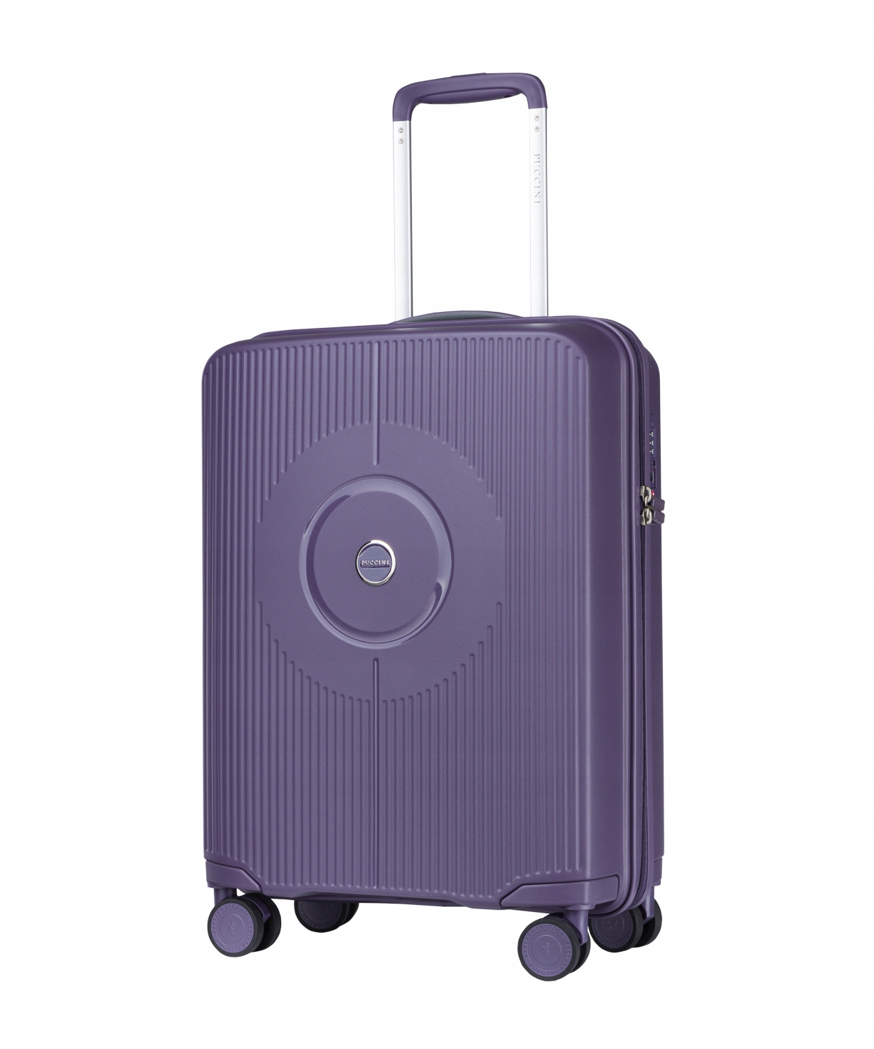 Walizka Kabinowa Podróżna Na Kółkach Twarda Tsa Puccini Fioletowa PP021C 7D