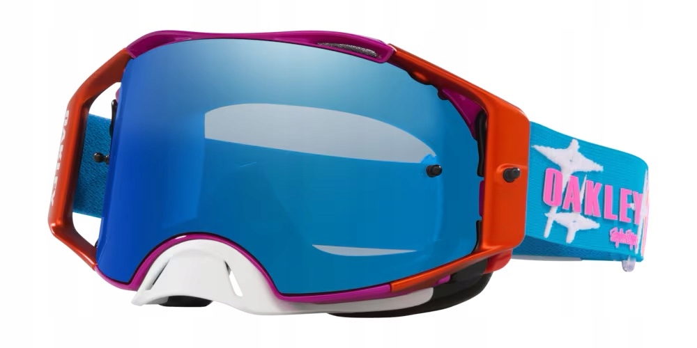Oakley Airbrake Mx Troy Lee Designs Speed Stars Ice Iridium