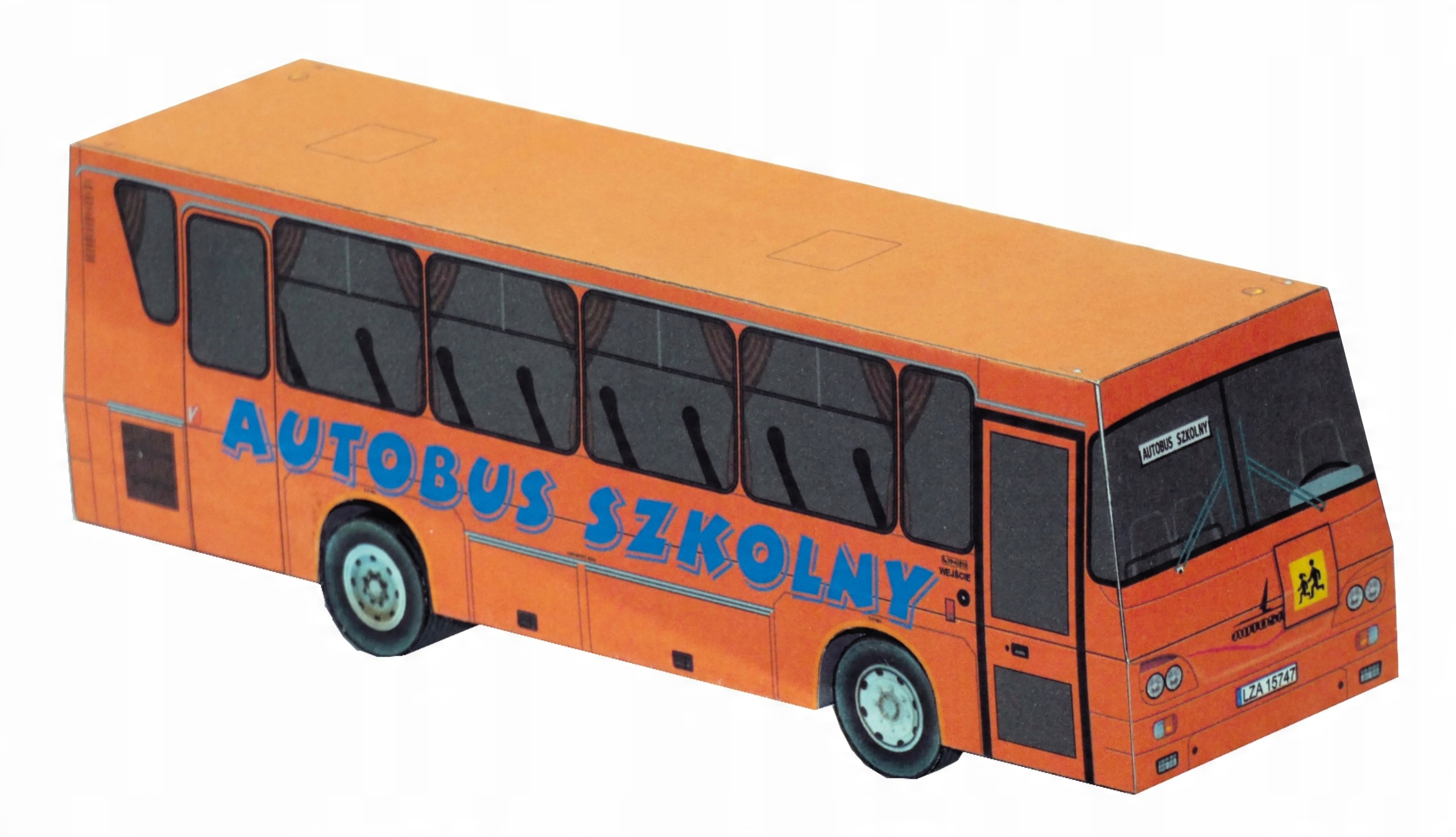 

Model kartonowy_Autobus Szkolny Autosan_ExtraModel