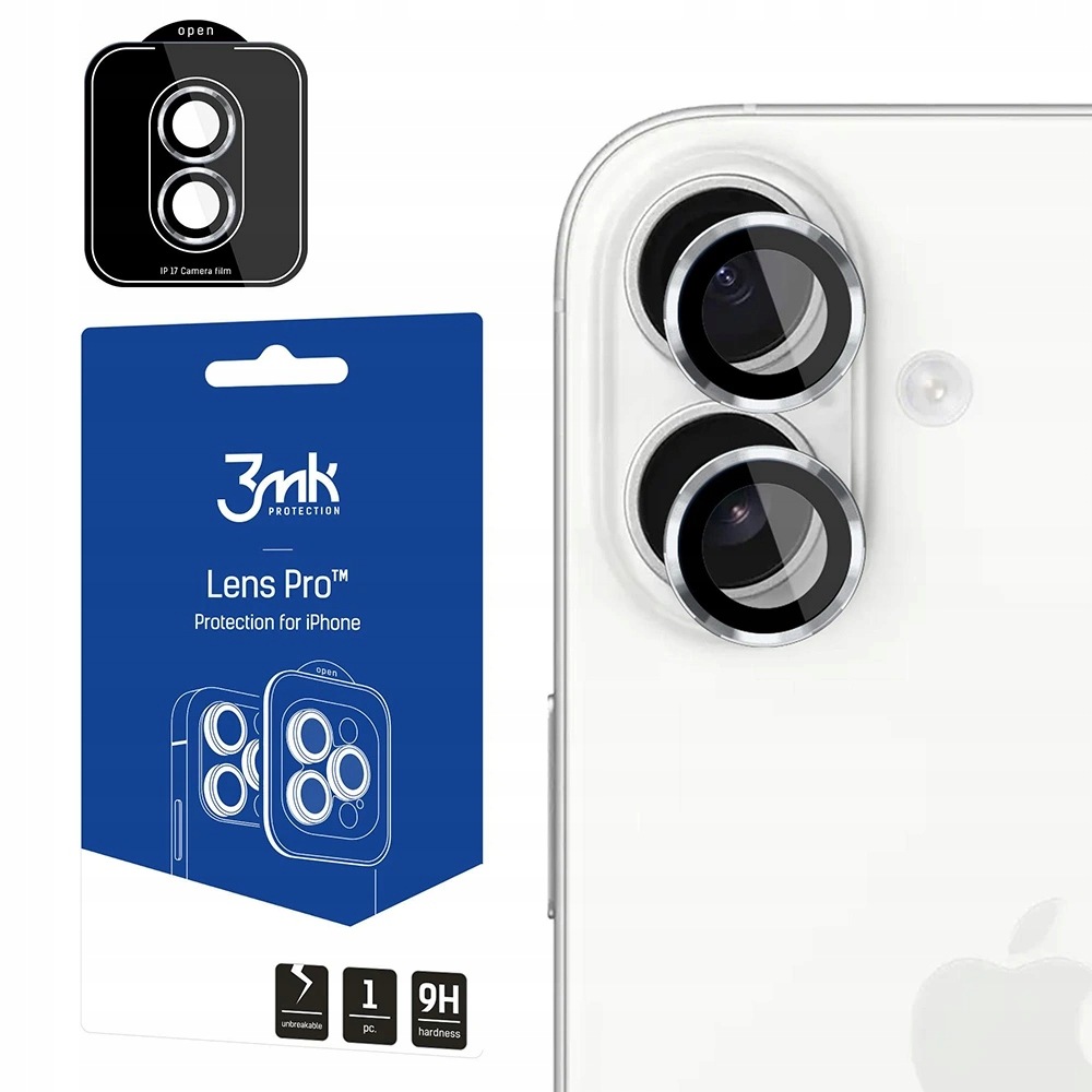 3mk Lens Protection Pro ochrona aparatu dla iPhone'a 17 srebrna