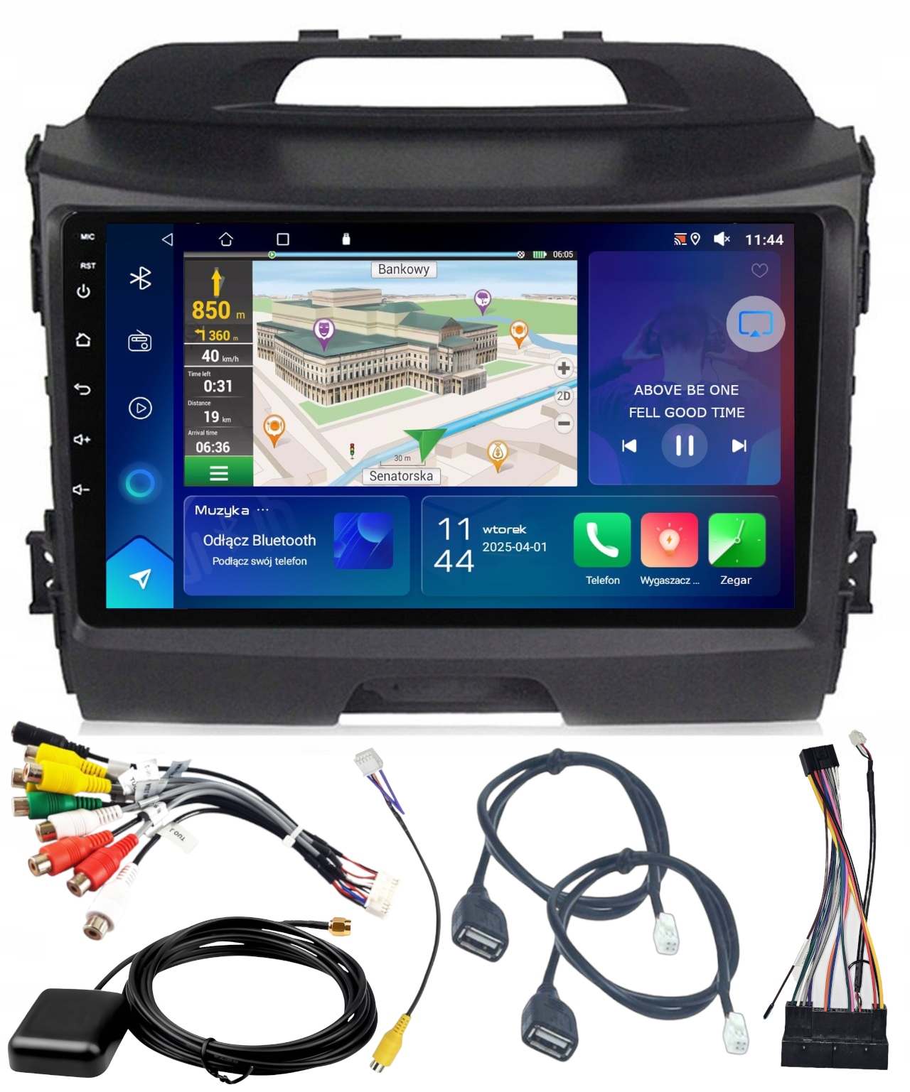 Autorádio Gps Kia Sportage 2010-2015 Carplay Android Auto 2GB 64GB
