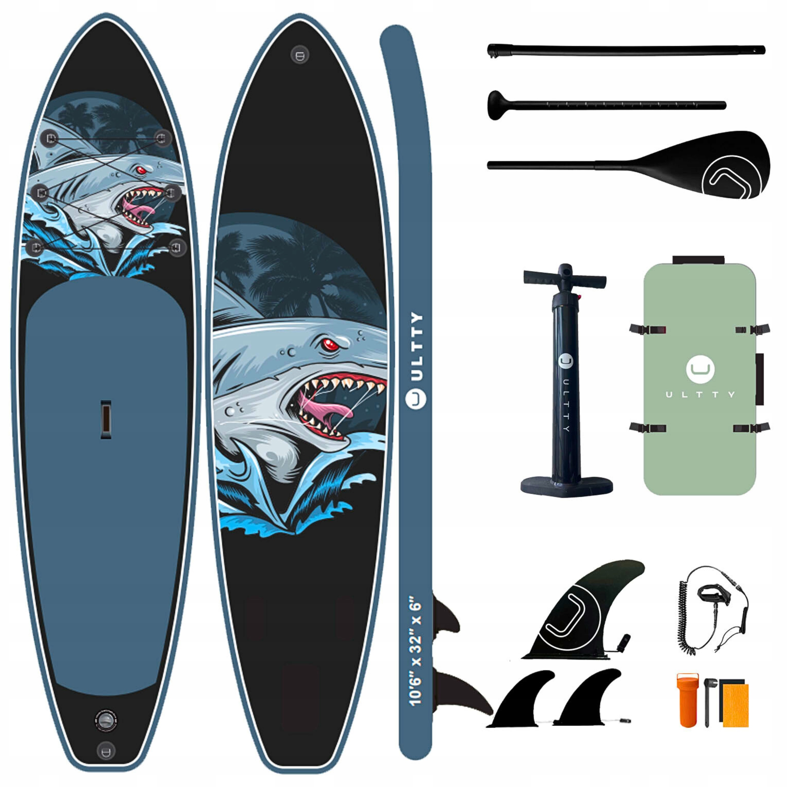 Sup deska pro plavání Nafukovací 320 cm Stand Up Sada pádel Příslušenství