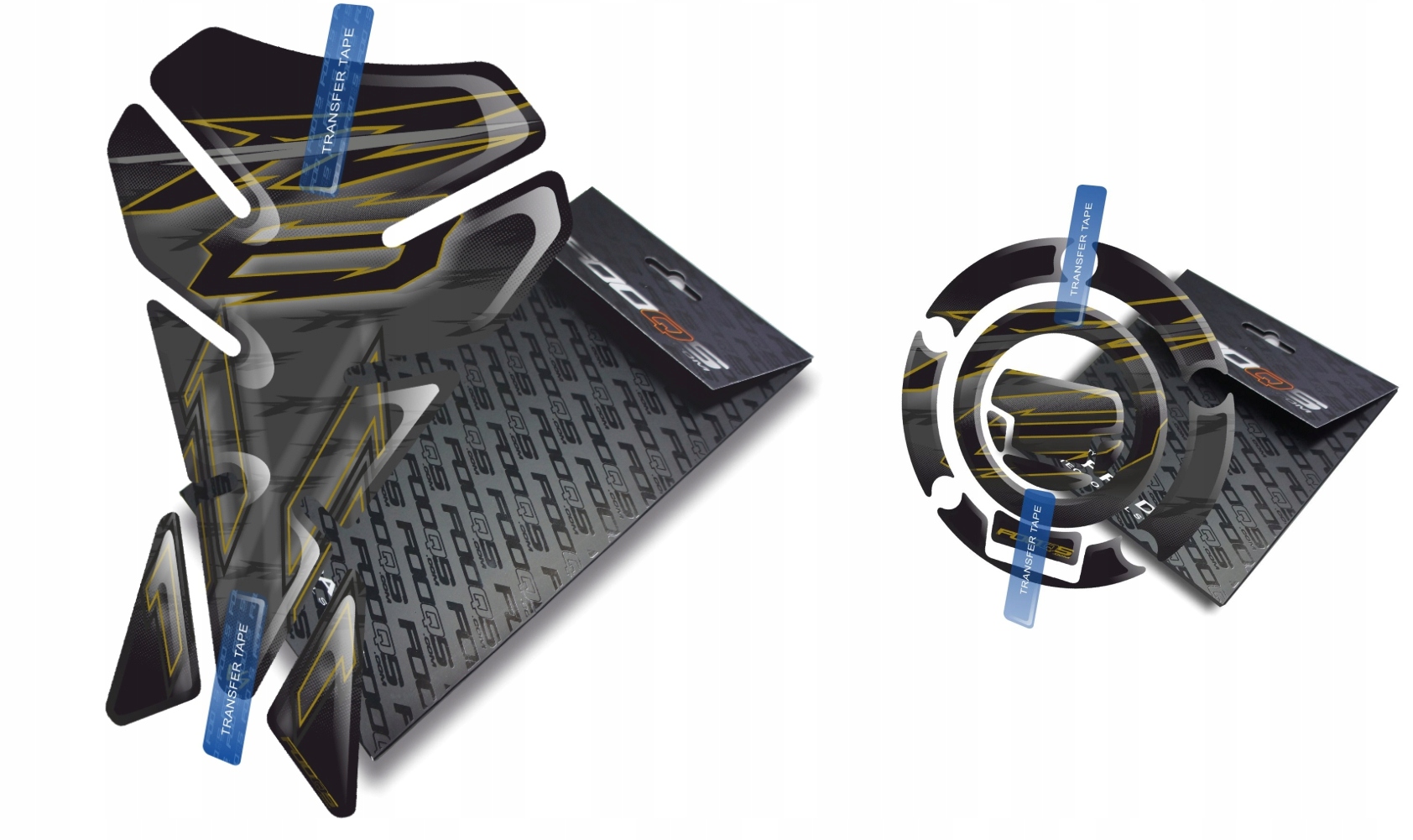 Tank-pad Cap-pad V1 od společnosti Fooqs pro Yamaha FZ-8 Zlatý