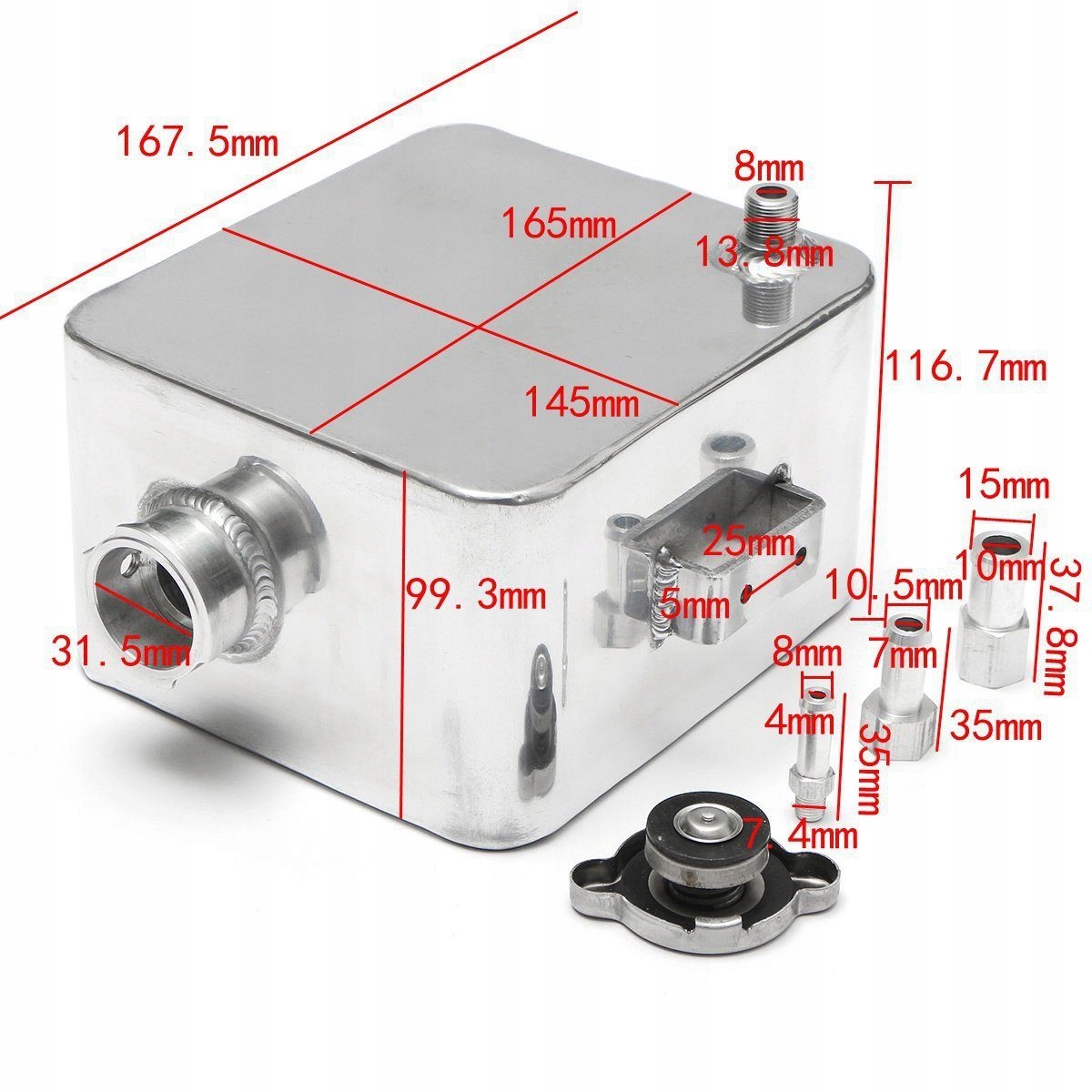 Zbiorniczek płynu chłodniczego do samochodu 2,5L EAN (GTIN) 6953025305114