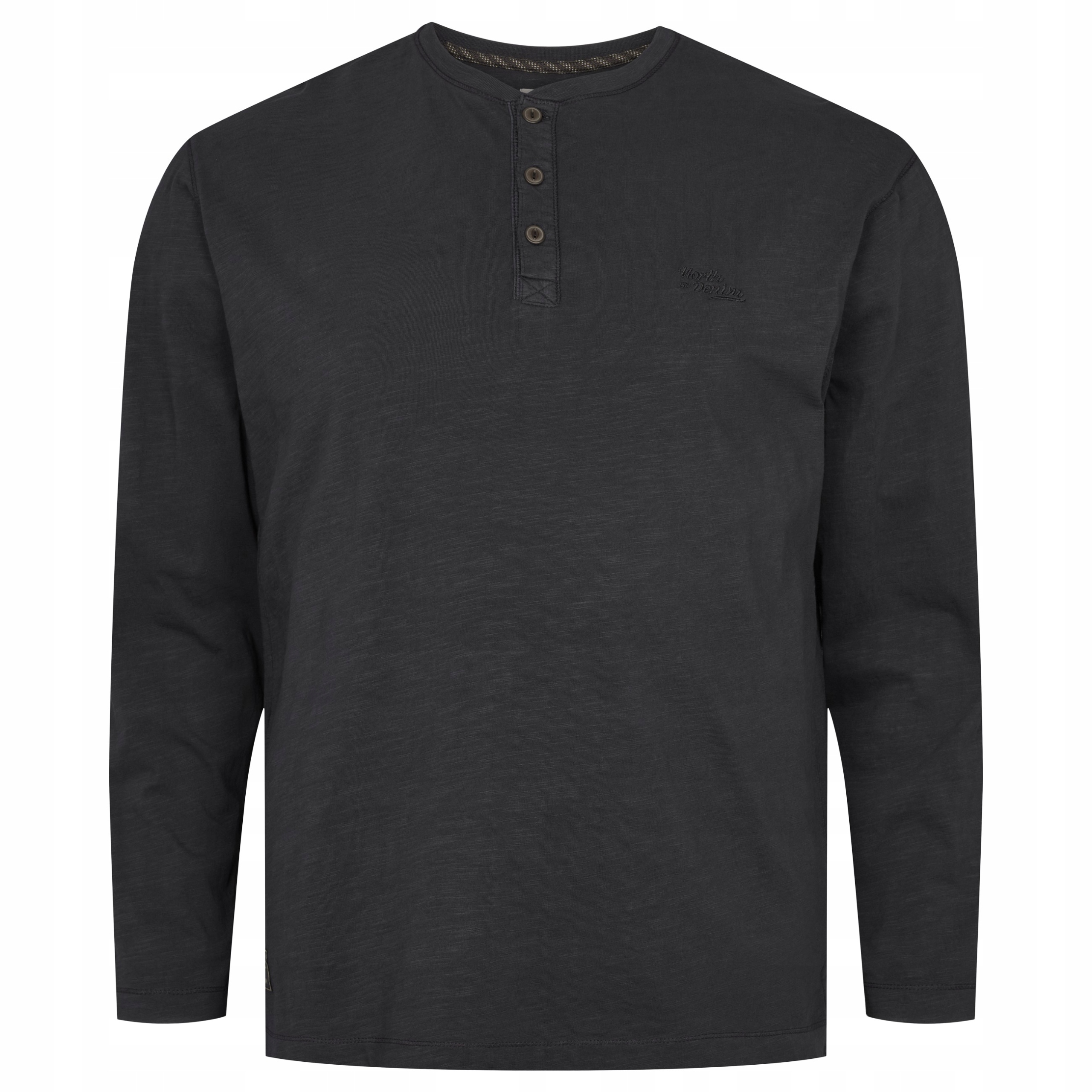 North 56 Denim Velké Tričko Rozepínací Longsleeve Velké Velikosti 6XL