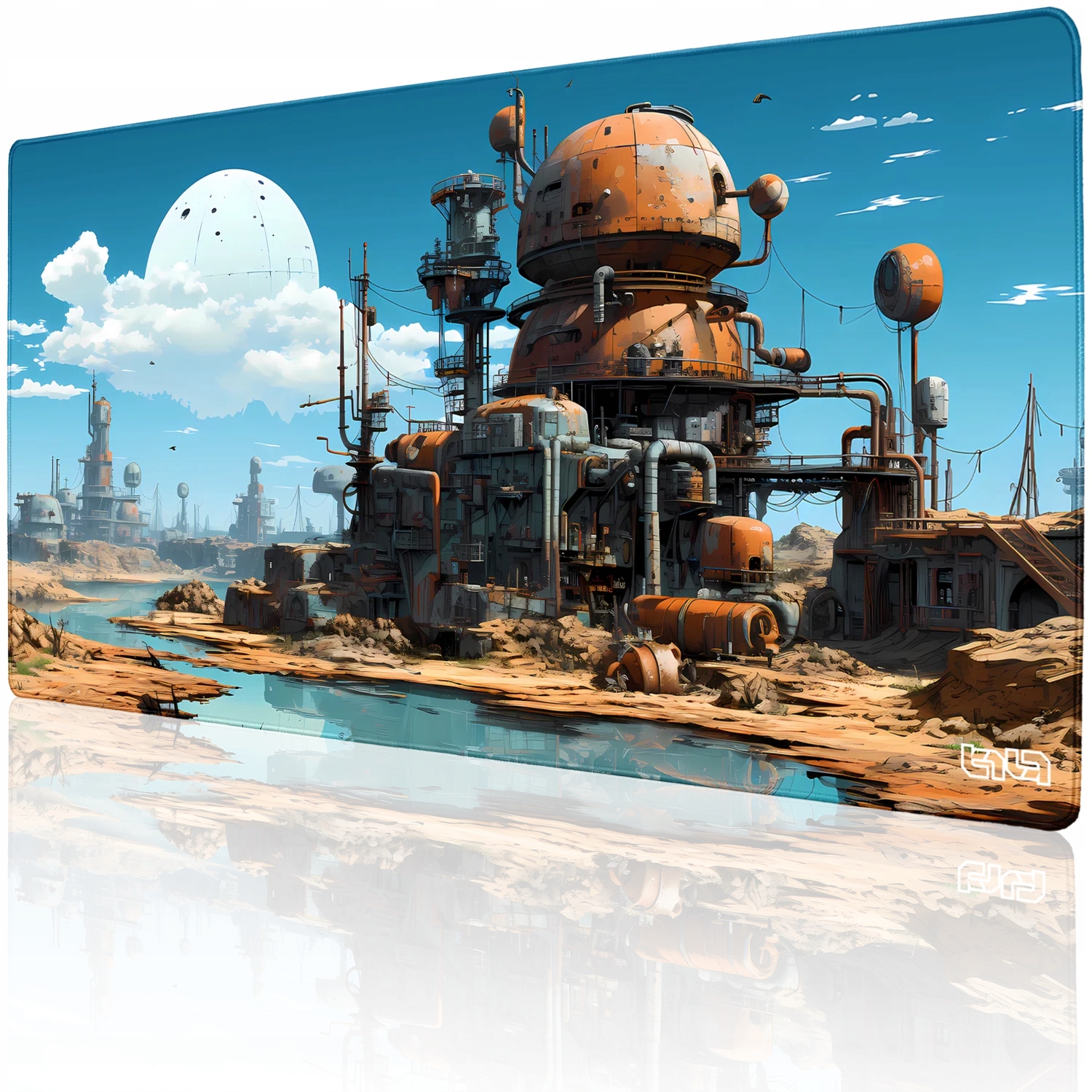 Velká Podložka Pod Myš Planeta Ai 100x50 Tilt XXL Voděodolná Gamingová