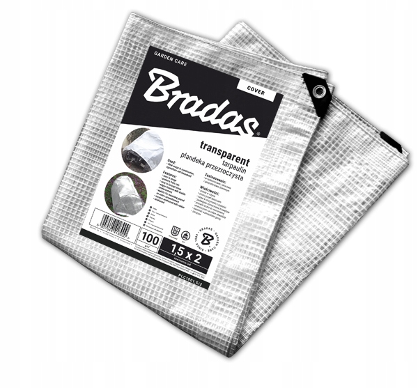 

Bradas Plandeka zbrojona 100g Leno Cristal 1,5x2m