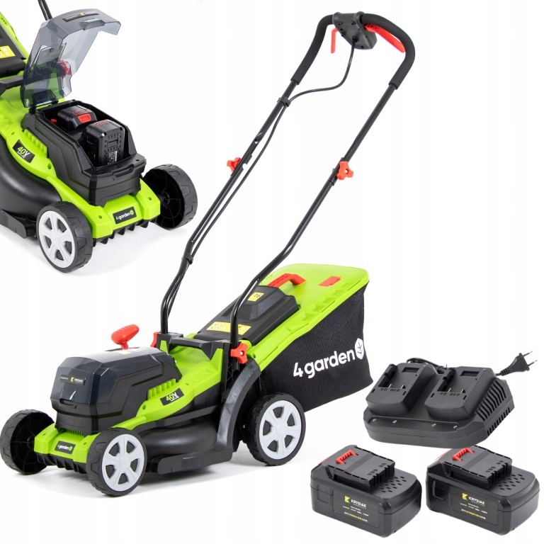 Akumulátorová sekačka 2x20V s nabíječkou 34 cm