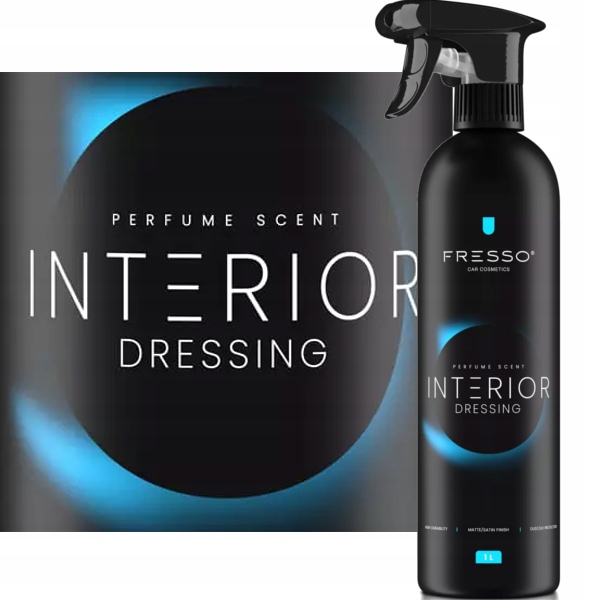 FRESSO _ INTERIOR DRESSING _ ŚWIETNY DO PLASTIKÓW GUMY PLASTIKÓW 1000ML