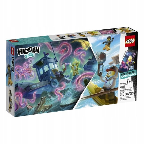 Lego Hidden Side 70419 Wrak łodzi rybackiej