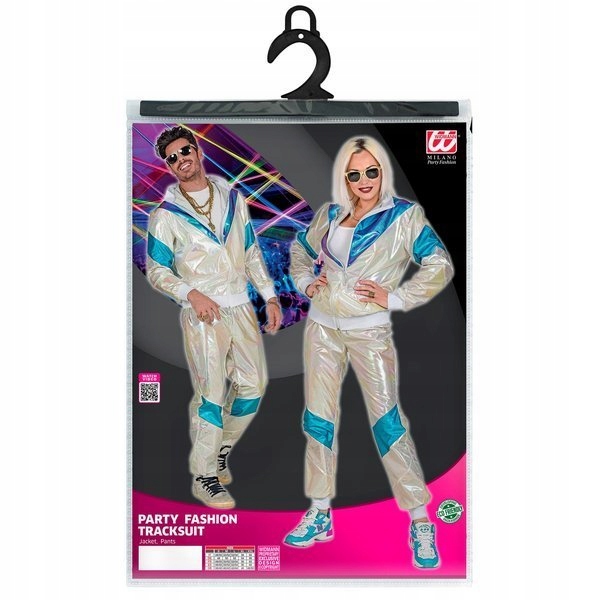 STRÓJ DRES HOLOGRAFICZNY HOLO DISCO LATA 80 S Postać/temat lata 70, 80, 90-te