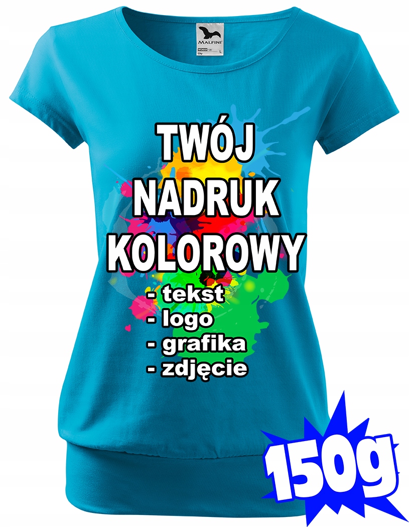 

Koszulka Z Własnym Nadrukiem damska XL City 44