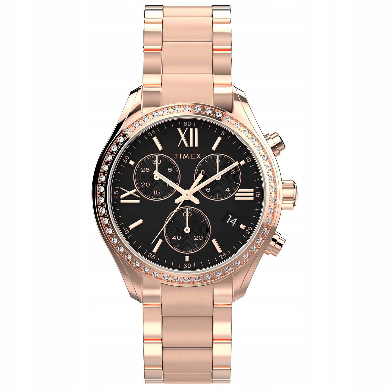 Dámské hodinky Timex TW2W20100 růžové zlato