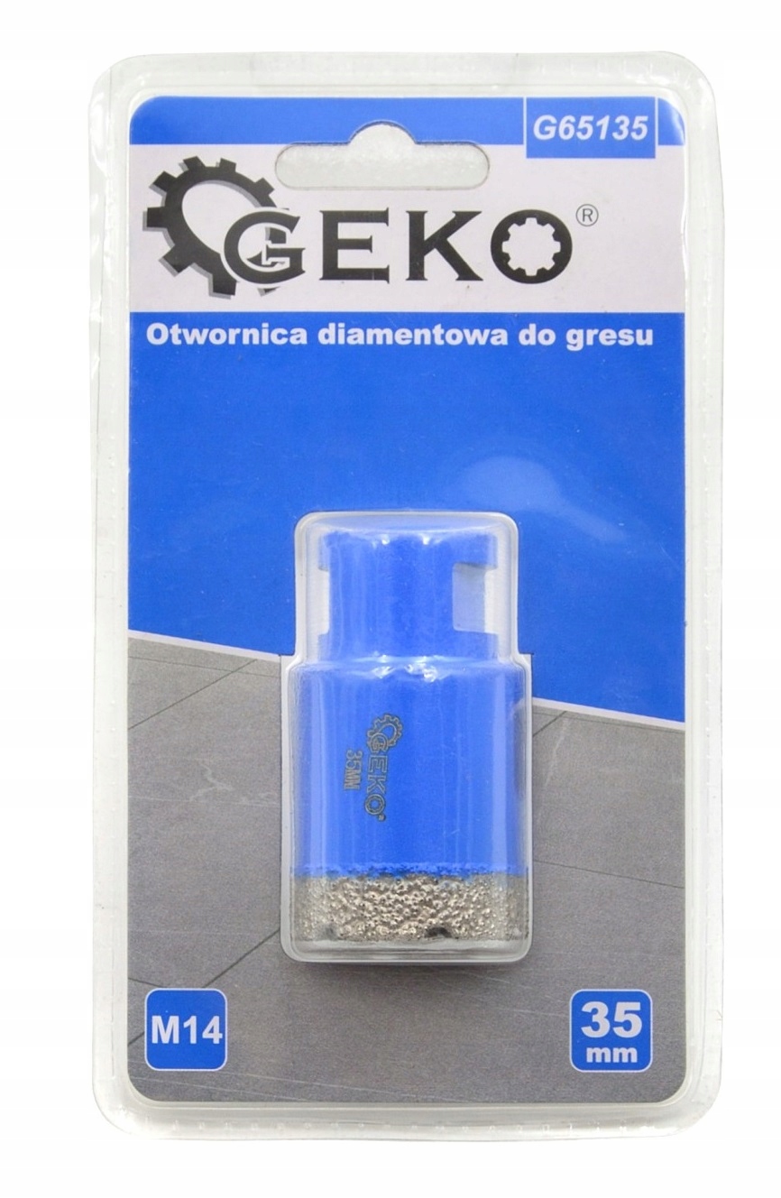 GEKO OTWORNICA DIAMENTOWA DO GRESU 35MM M14 G65135 Marka Geko