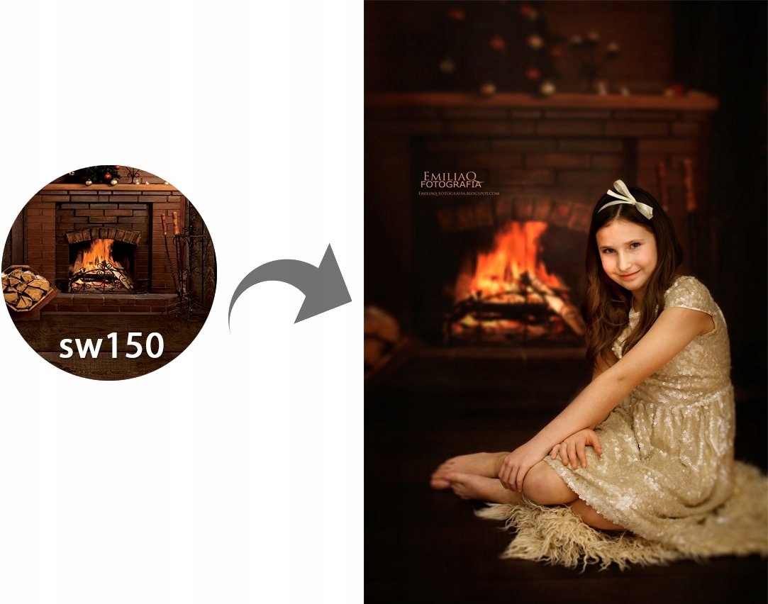 Grube tło ZIMOWE, tło świąteczne 180x400 sw093 Producent Fotoeksplozja