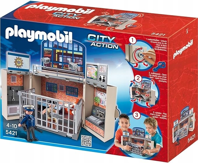 Playmobil City Action 5421 Play Box "Komisariat policji"