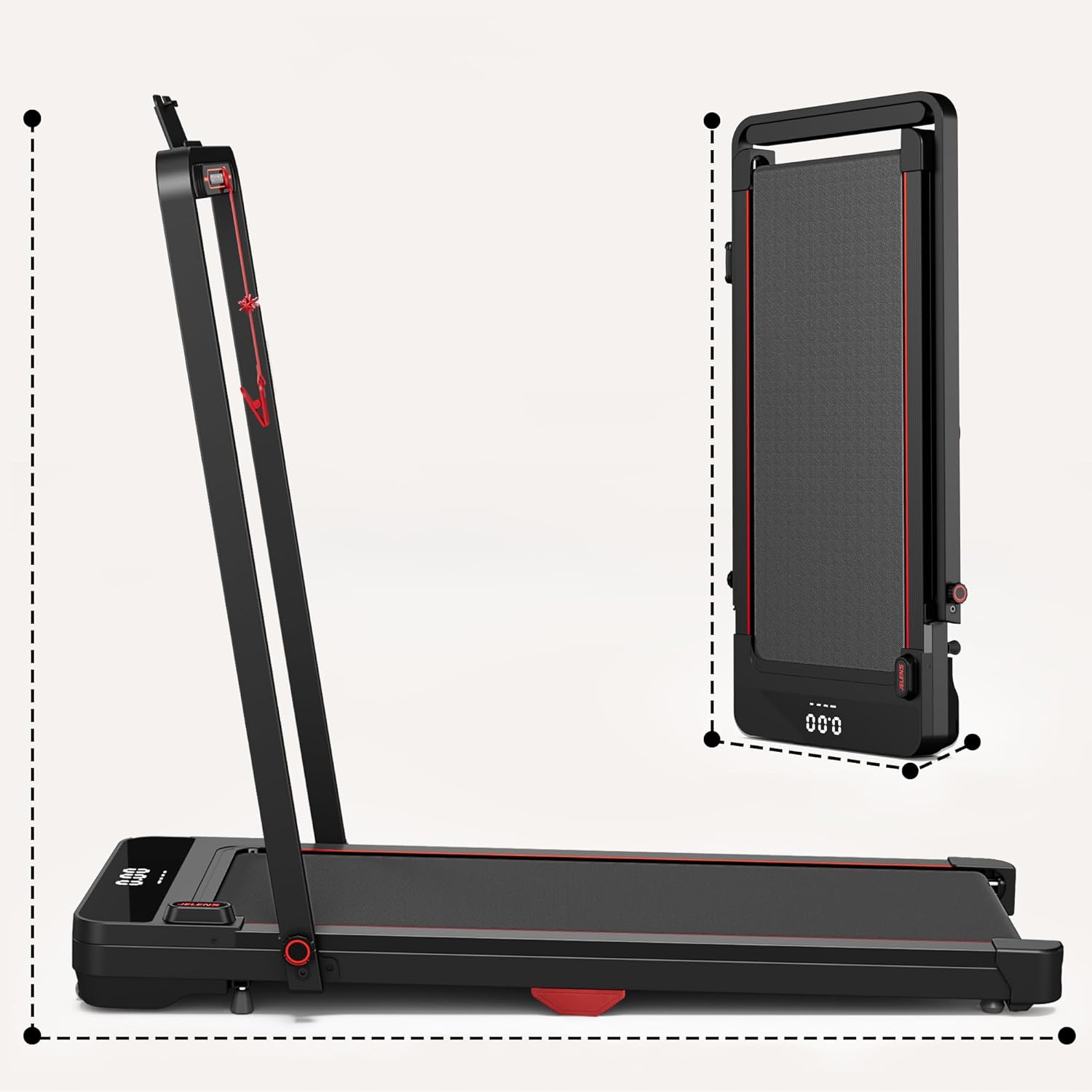 BIEŻNIA ELEKTRYCZNA DOMOWA 2w1 SKŁADANA NA PŁASKO 12 KM/H Z AMORTYZACJĄ Marka inna