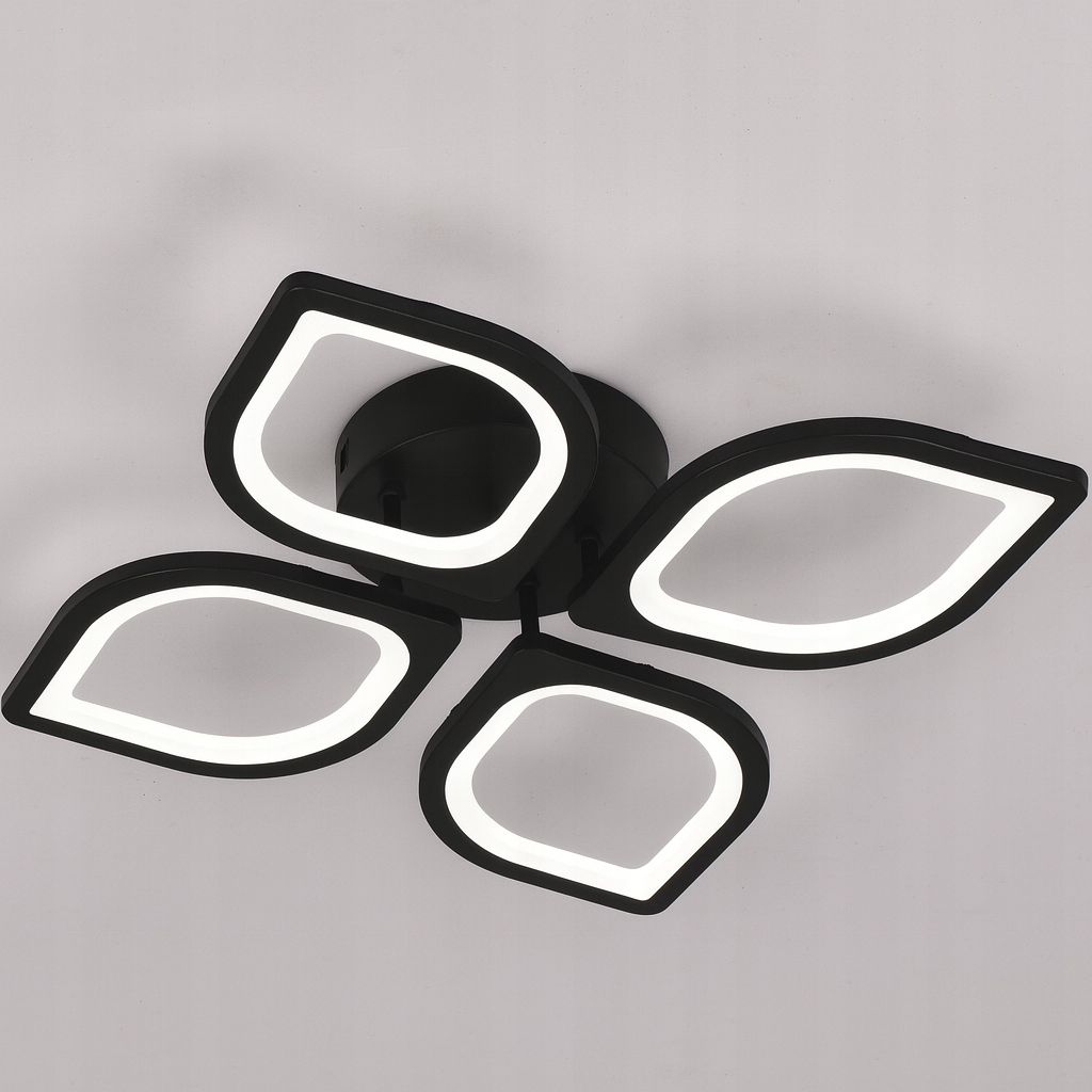 Stropní Svítidlo černá závěsná stropní svítidlo moderní Led Lustr Dálkový Ovladač