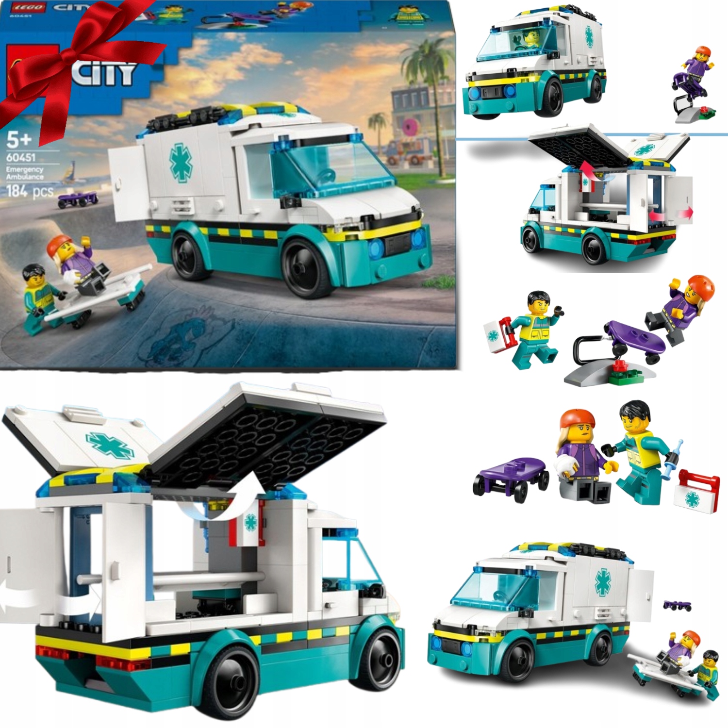 Lego City 60451 Sanitka Stavebnice Dárek Pro Děti Ambulance