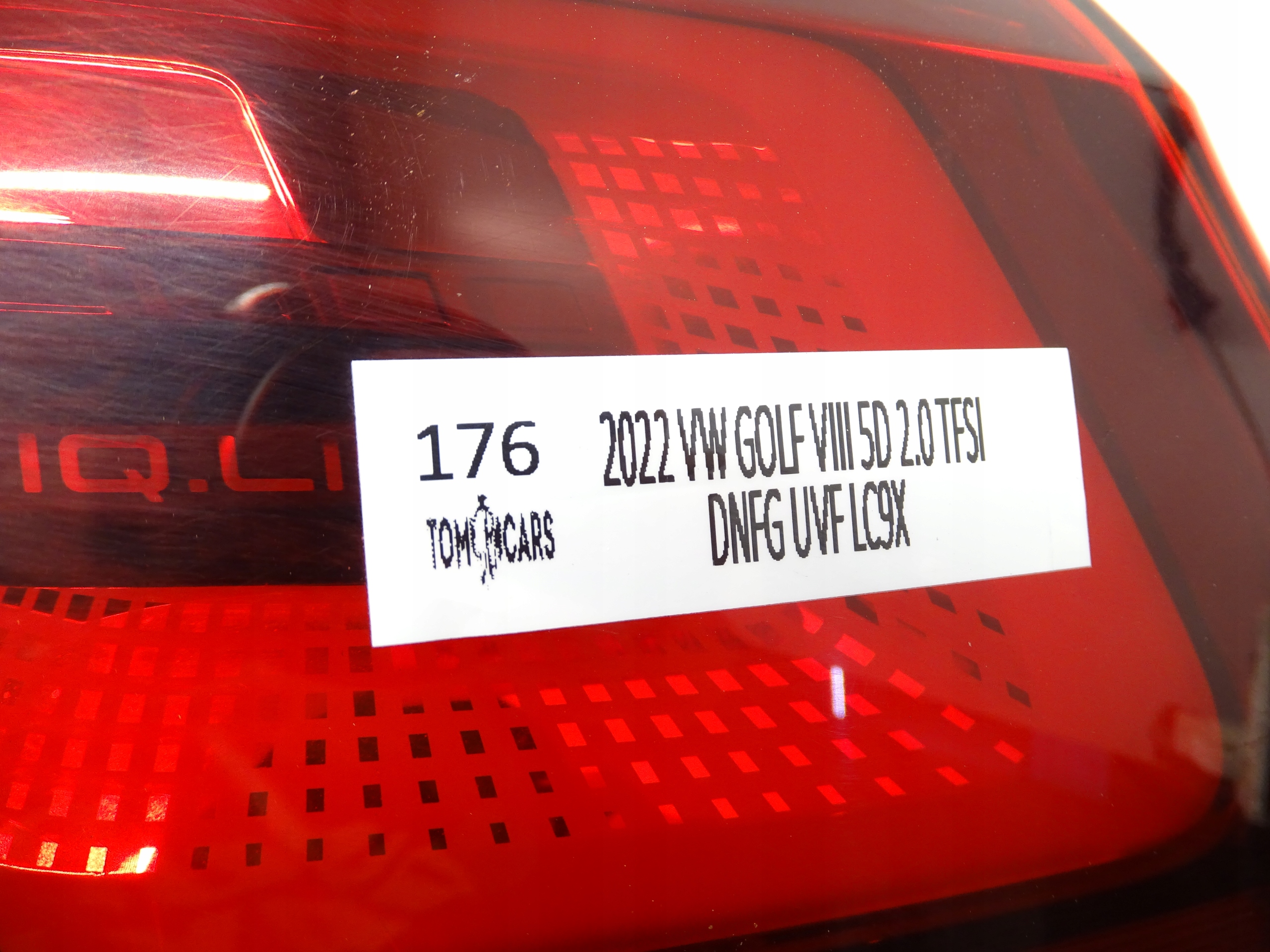 light right rear part right rear VW GOLF VIII LED 5H0945208A