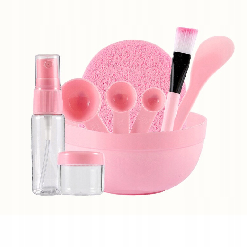 9Pc Silicone Face Mask Mixing Bowl Set DIY Face Kod producenta c0cW015-kumks