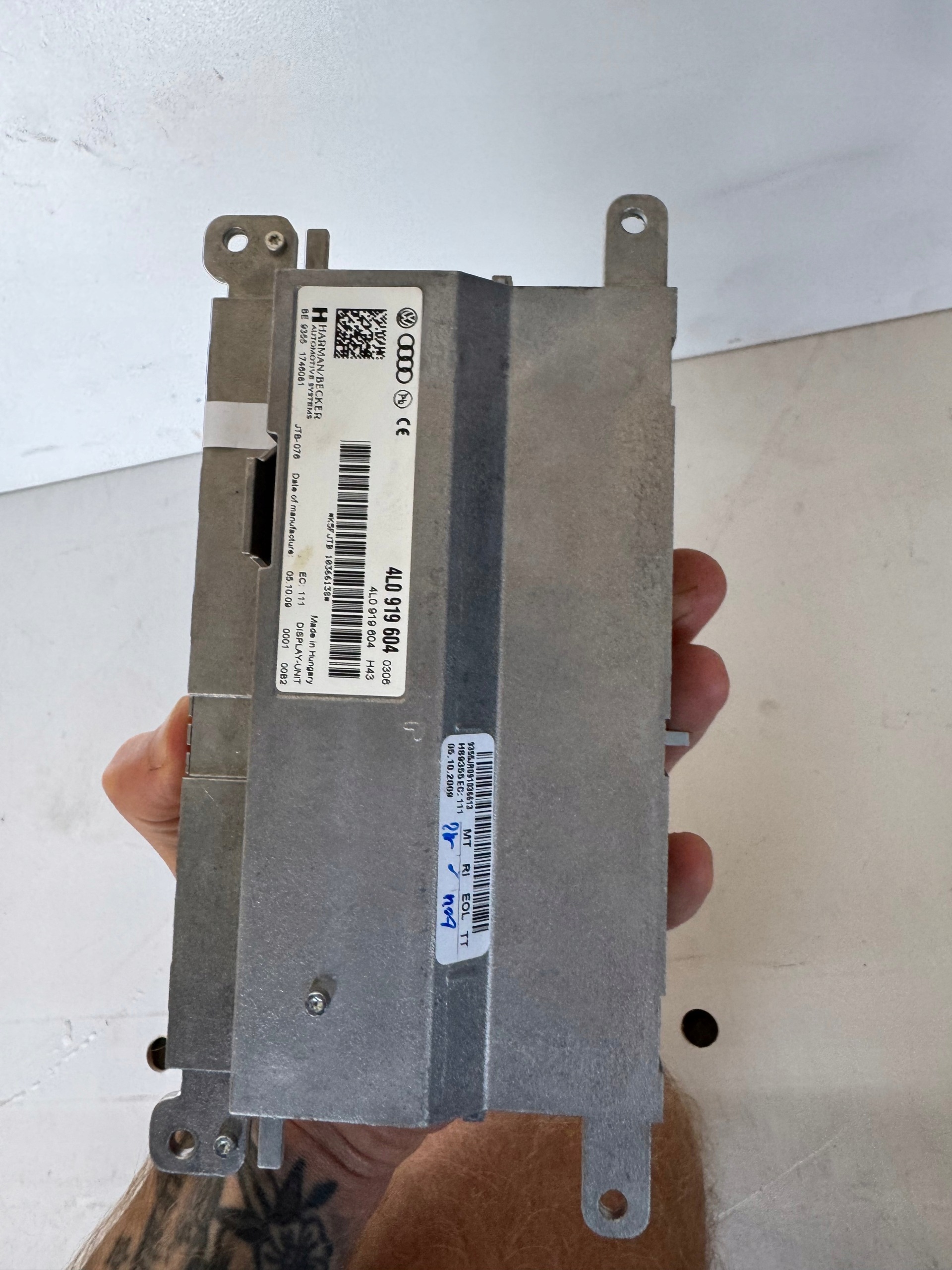 AUDI A4 B8 display RADIA GPS 4l0919604
