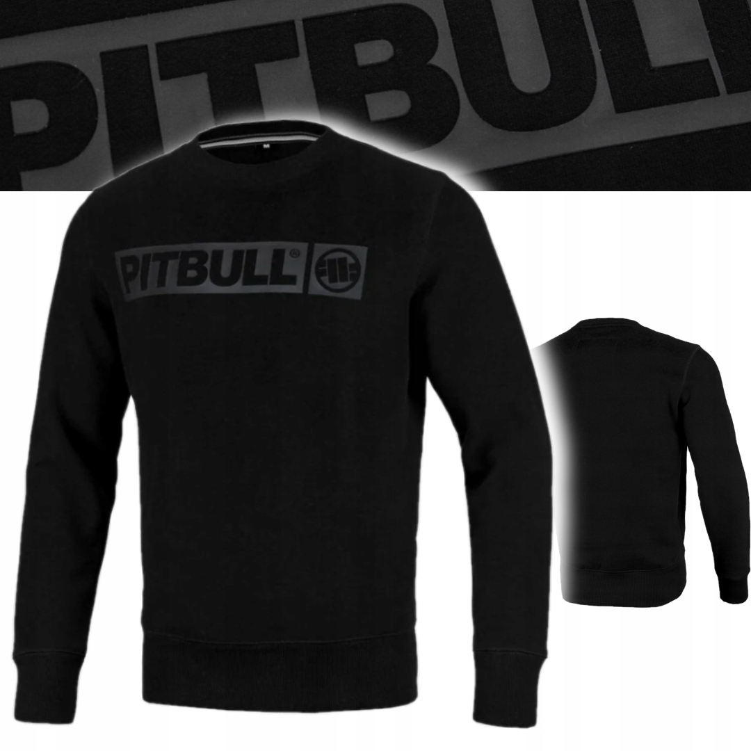 Pitbull West Coast Pánská Mikina Hilltop Crewneck Černá XXL