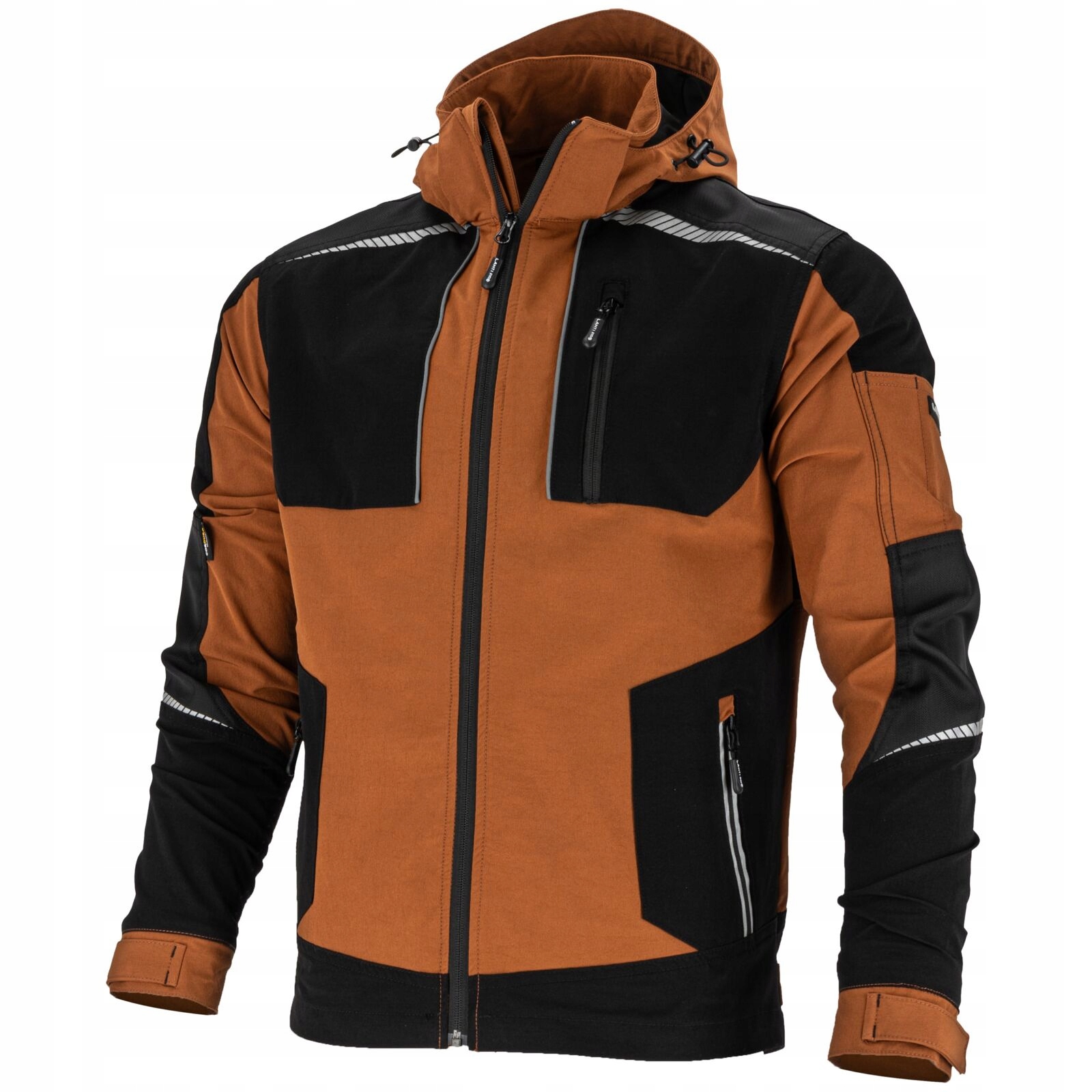 Mikina Stretch Hnědo-černá, L, Ce, Lahti