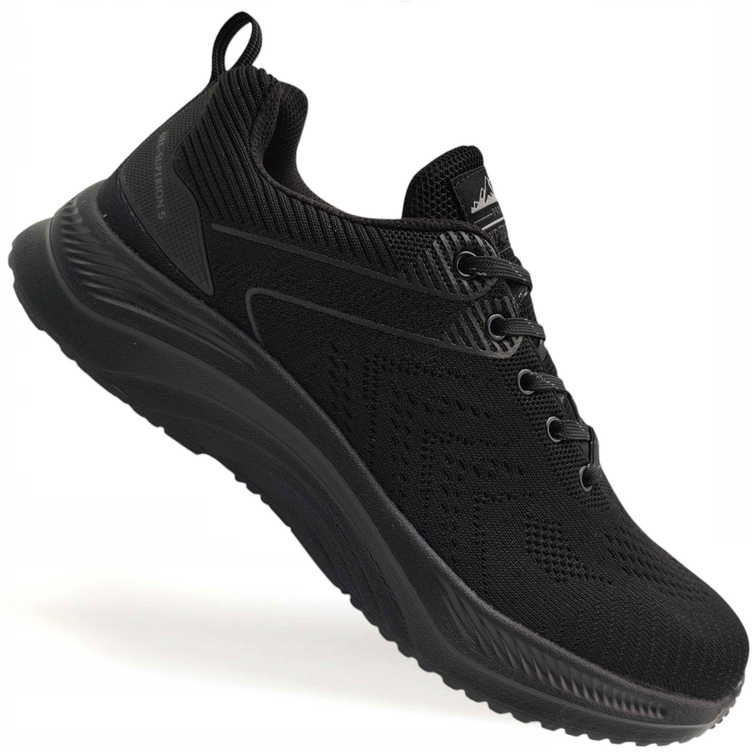 Buty Męskie Czarne Badoxx sportowe Sneakersy Siatka Mocne Modne r41