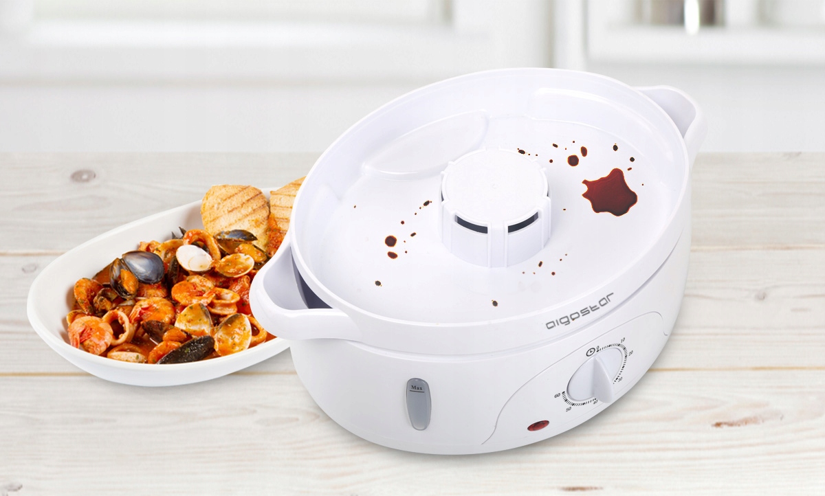 Parowar Aigostar 9l biały 800 W Pojemność 9 l