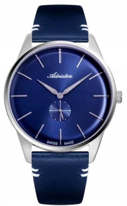 Nové Originální Pánské Hodinky Adriatica A8264.5215Q Na řemínku stříbrné swiss