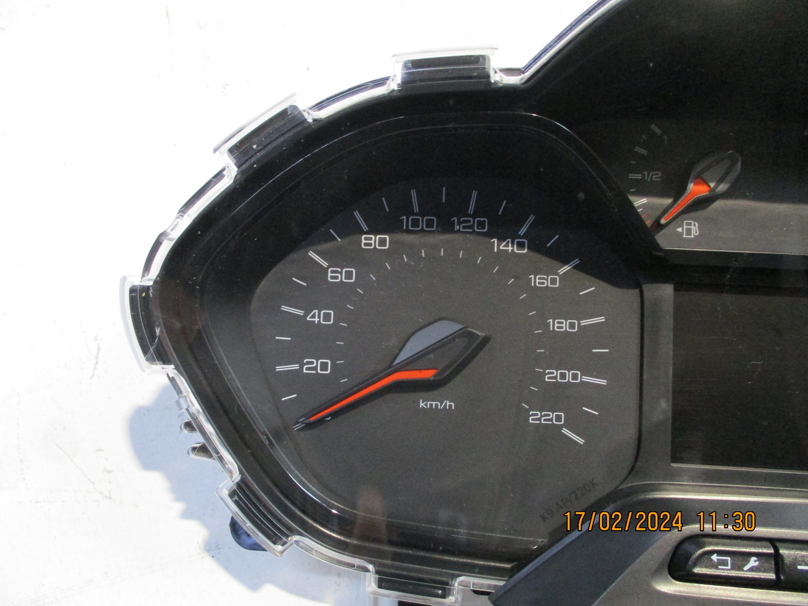 dials clock PEUGEOT RIFTER 9842410480