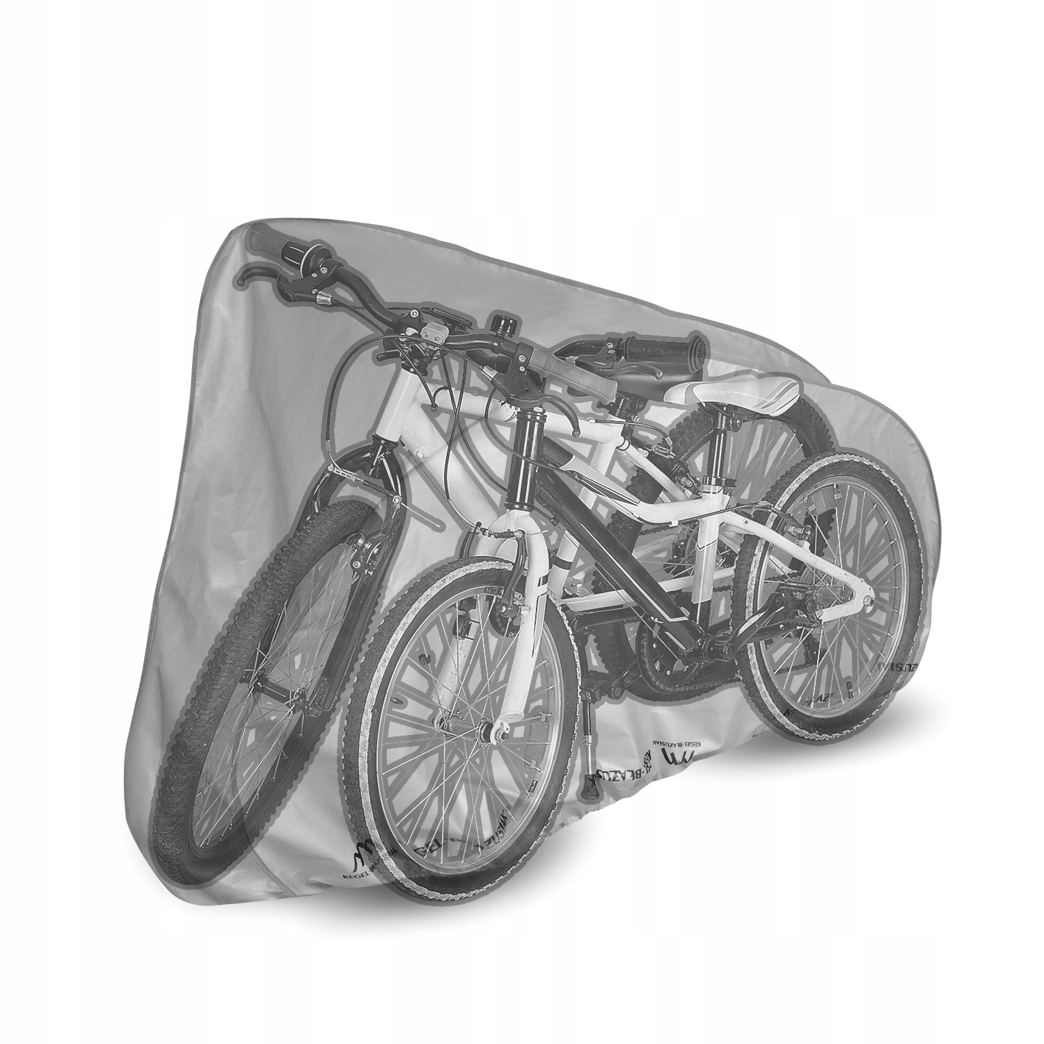 WODOODPORNY POKROWIEC PLANDEKA NA DWA ROWERY 2xM Model Basic Garage