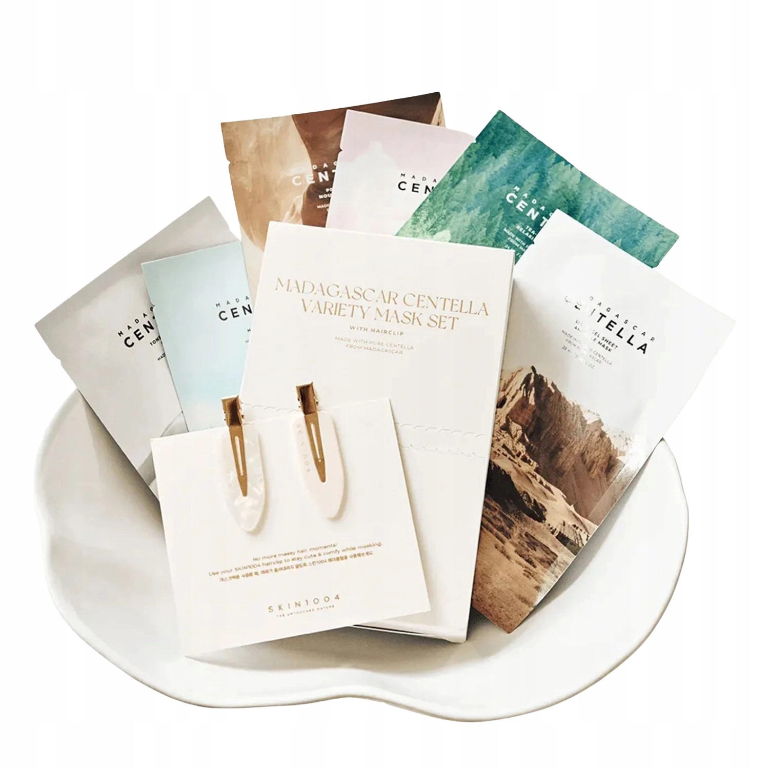 SKIN1004 Madagascar Centella Variety Mask Set Sada 6 plátýnkových masek