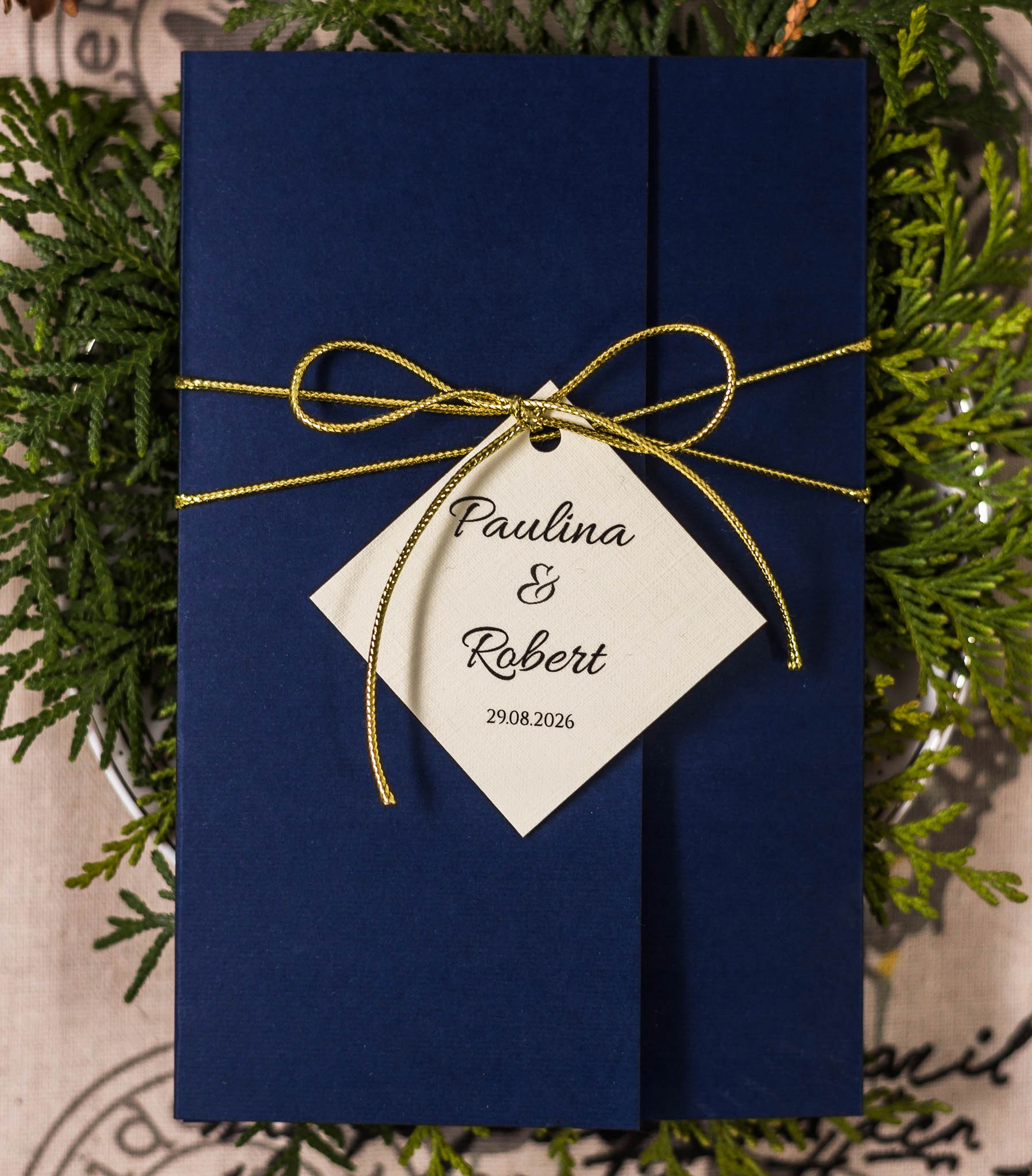 Zaproszenia ślubne kopertowe folderowe +kop 10 szt Liczba sztuk 10 szt.