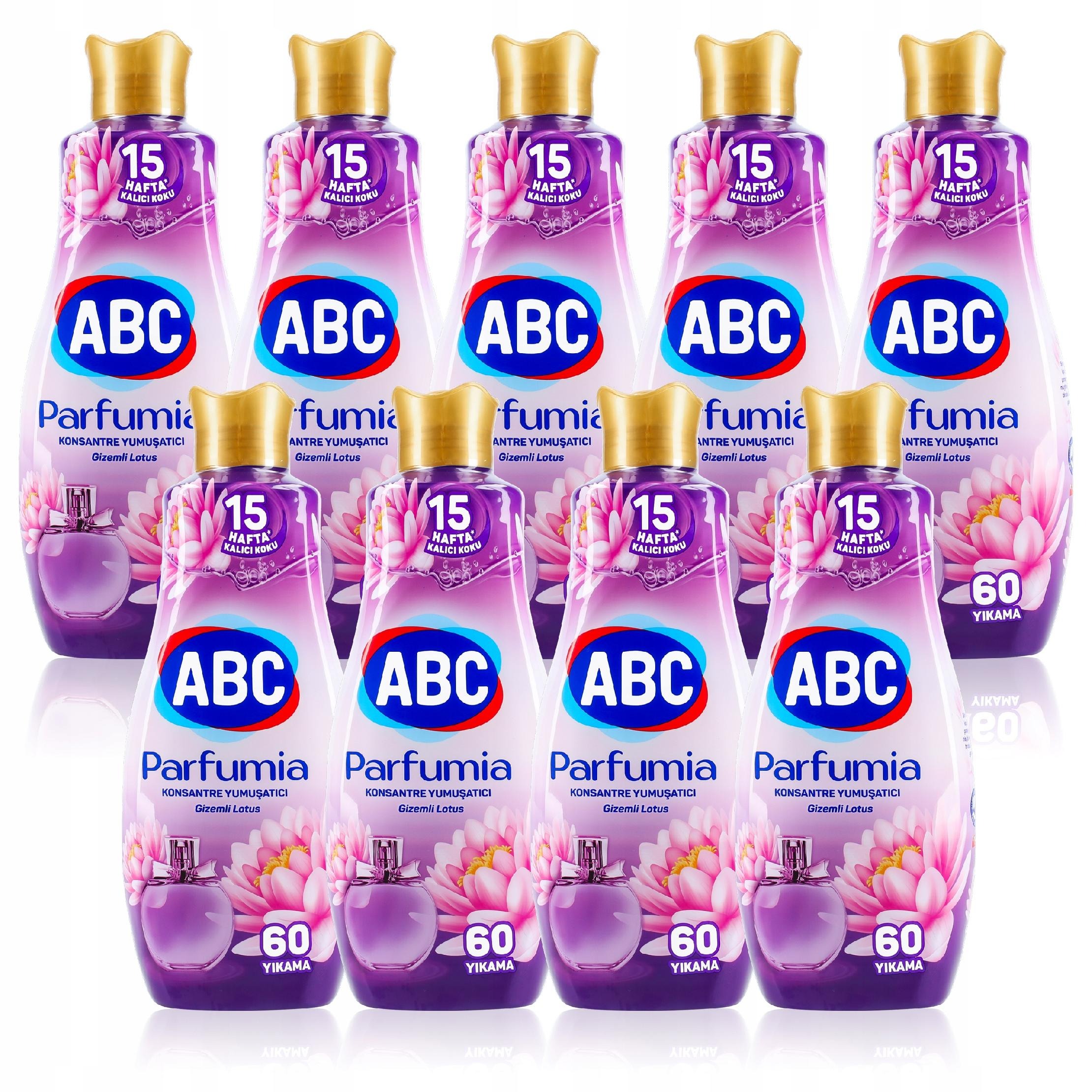 Płyn do Płukania Zmiękczania Tkanin Abc Parfumia Zapachowy Lotos 12,96 L