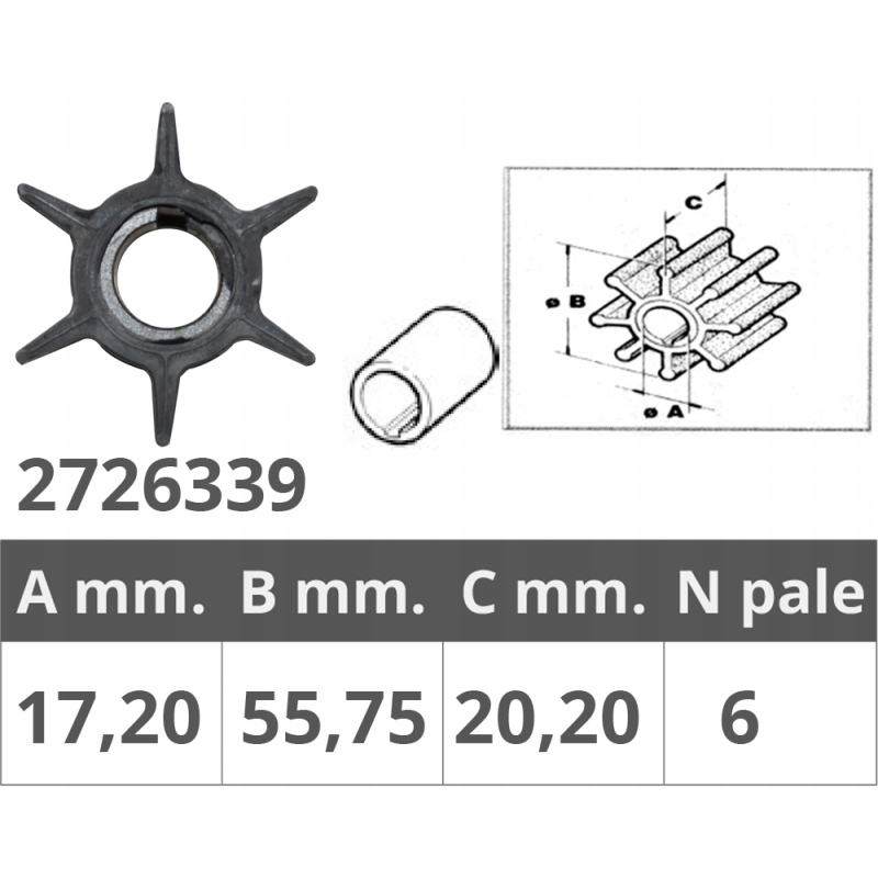 Wirnik Honda, 20-30 Km, 43390