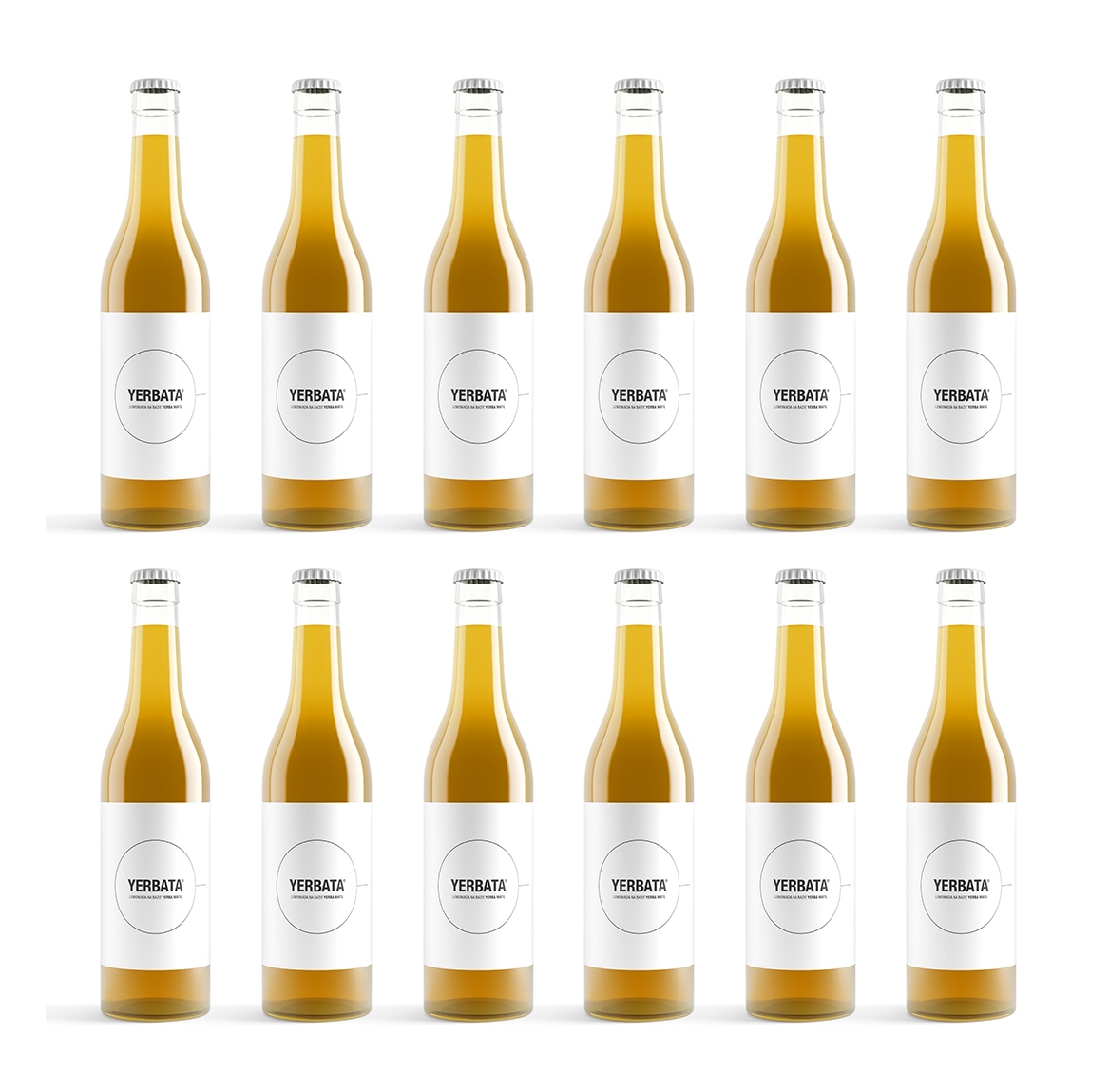 Levně On Lemon Yerbata Sycený nápoj 12x330 ml skleněná láhev