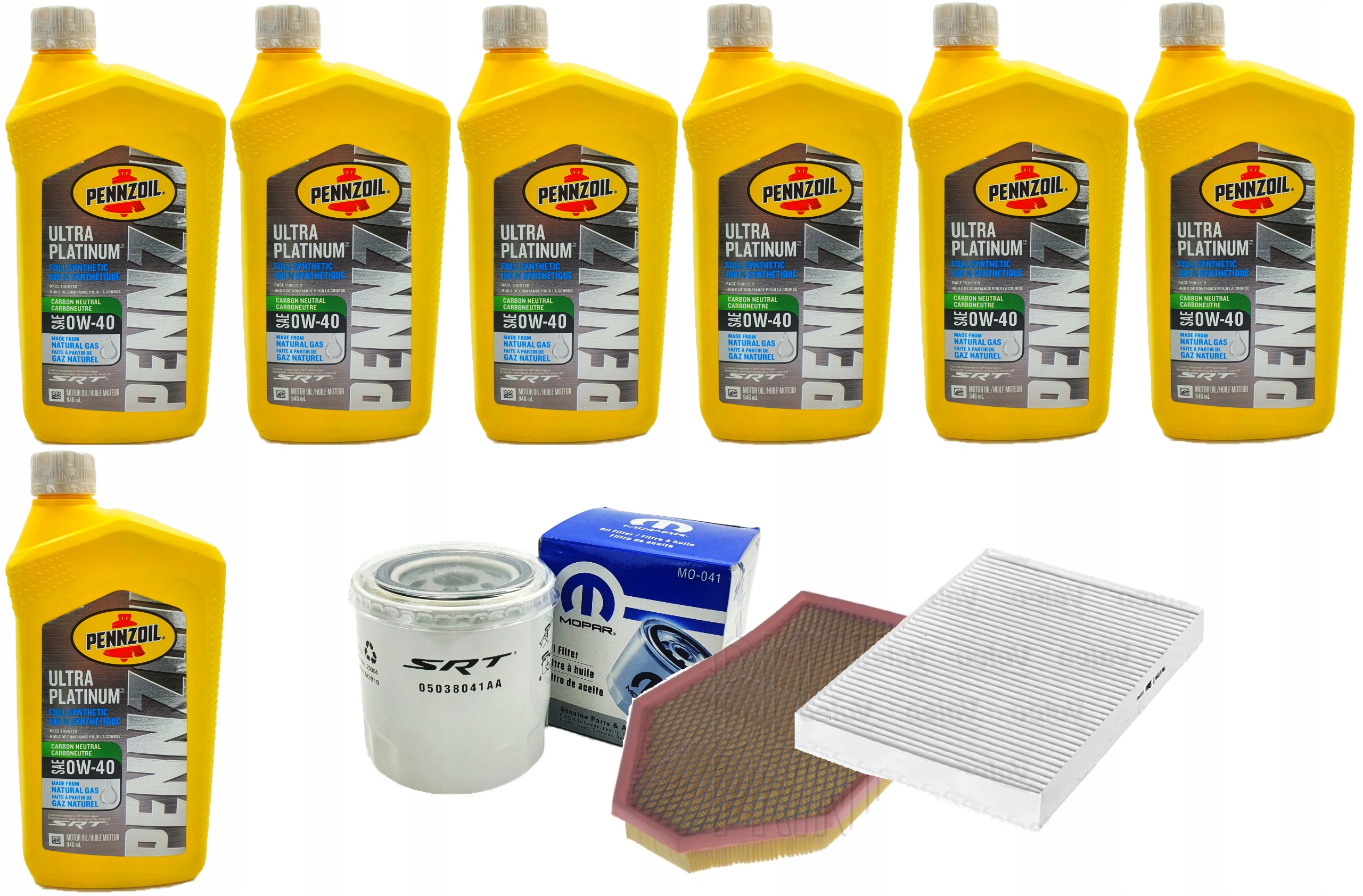 PENNZOIL 0W40 SRT + FILTRY CHARGER V8 2012-21