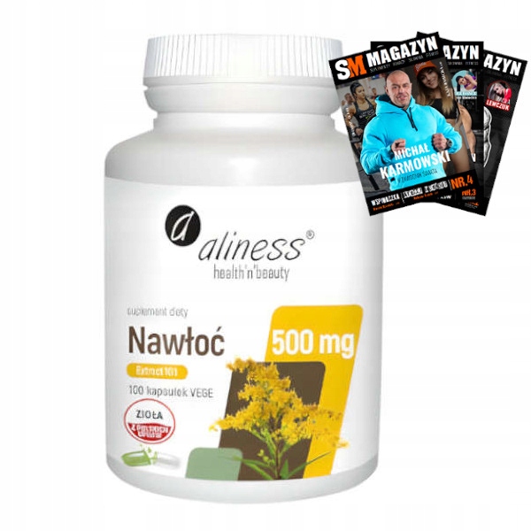 

Aliness Nawłoć Ekstrakt 10:1 500mg 100k Nerki