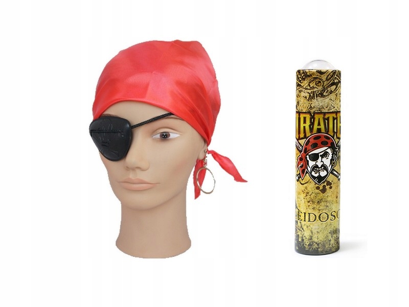 

Kostium Piracki Kostium Pirat Korsarz Opaska 4el