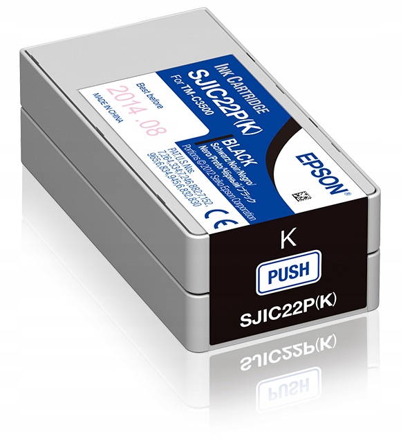 Inkoustová náplň Epson SJIC22P, 32 ml černá