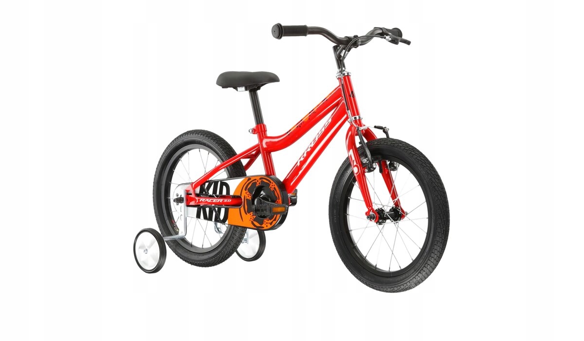 Czerwony rower dziecięcy RACER 3.0
