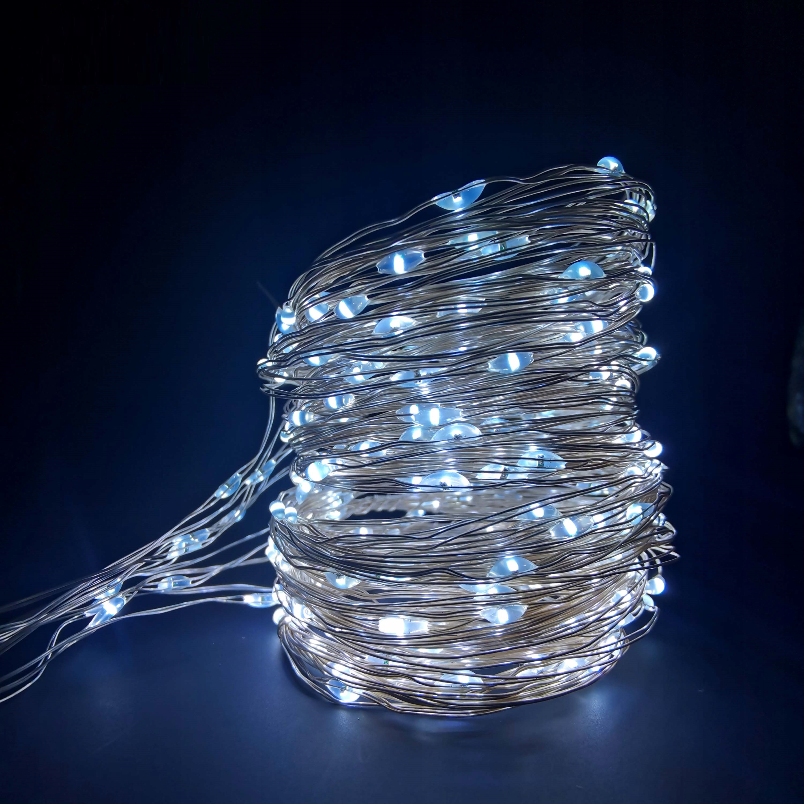 Kurtyna Mikro LED Druciki 3x2 Lampki Sople Pilot Zasilanie sieciowe