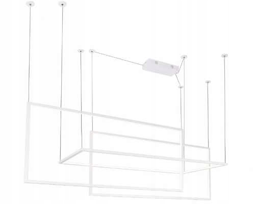Reprezentativní lampa do obývacího pokoje s bílými Led čtverci Geometrická