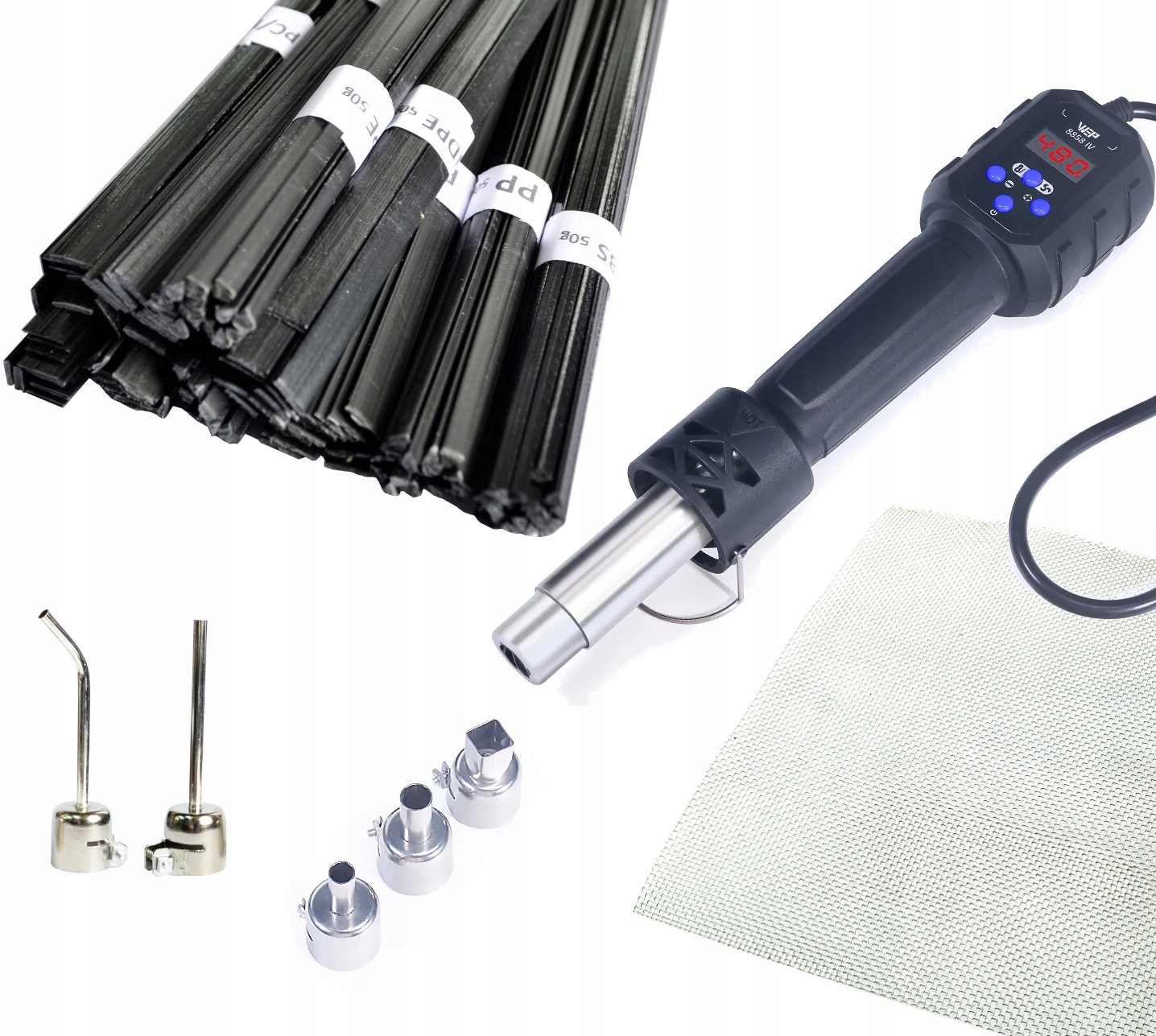 Spawarka do plastiku WEP 8858-IV +DYSZE SPOIWA