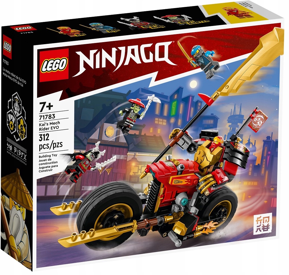 Lego Ninjago Stavebnice 312 dílků Jezdec Mech Kaia 71783